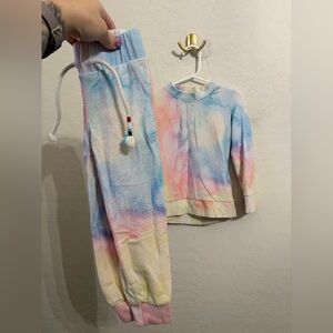 Sol Angeles Kids Tie-Dye Matching Set - Blue, Pink, Yellow
